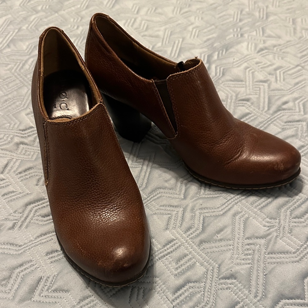 b.o.c. Brown Heeled Boots for Women